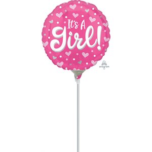 9''M. IT'S A GIRLS HEARTS&DOTS